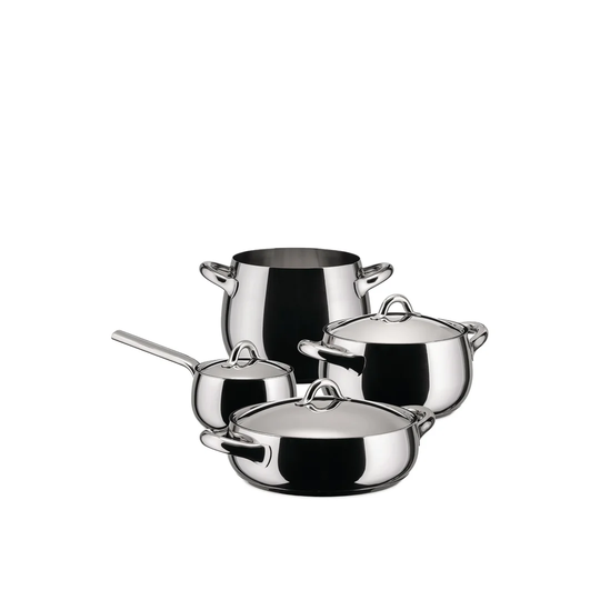 Alessi Mami 4 Piece Stainless Steel (18/10) Cookware Set