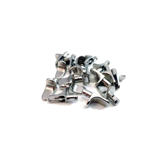 Falcon Workshop Supplies 12 PACK OF METAL 5mm (M5) SHELF SUPPORT STUD PEGS, KITCHEN CABINETS STEEL PEG PLUG IN