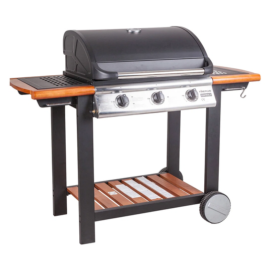 Alywin Dakota Fields 2 - Burner Free Standing Natural Gas Infrared Gas Grill with Side Burner