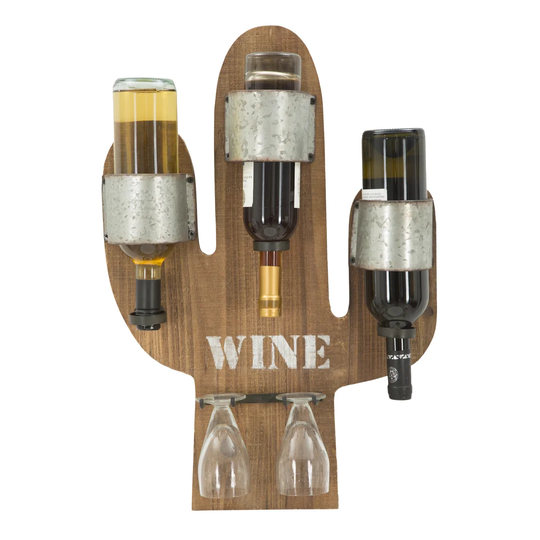 Bellevue 3 Bottle Wall Mounted Wine Rack
