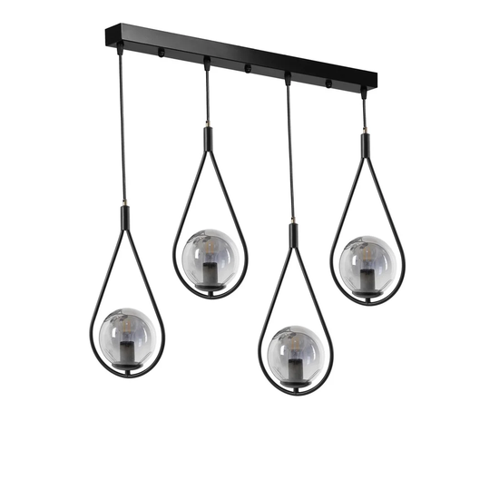 Baret 4 - Light Kitchen Island Teardrop Pendant