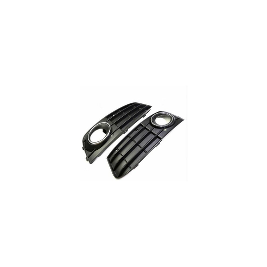 AUDI A4 B8 2009-2012 FOG LIGHTS LIGHT BUMPER GRILLES GRILL SET L+R PAIR