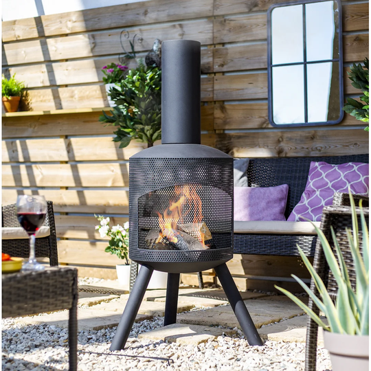 Bellatrix Steel Wood Burning Chiminea