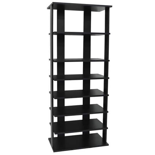 7 Tier Free Standing Multimedia Storage Rack