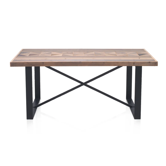 Vada 180Cm Iron Dining Table