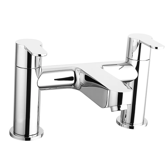 Kropp Deck Mounted Roman Bath Tap