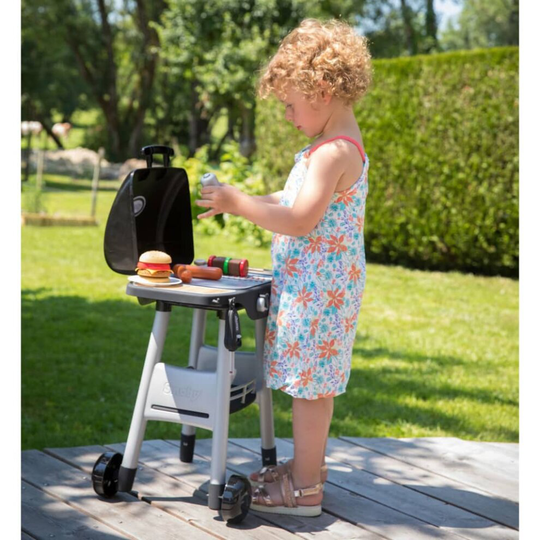 Smoby Play Barbecue Grill with Accessories Kids Play Pretend BBQ Grill Set