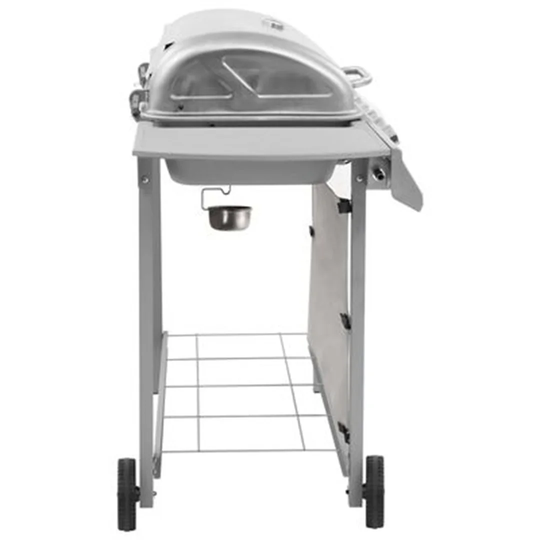 Gas BBQ Grill With 6 Burners Silver
