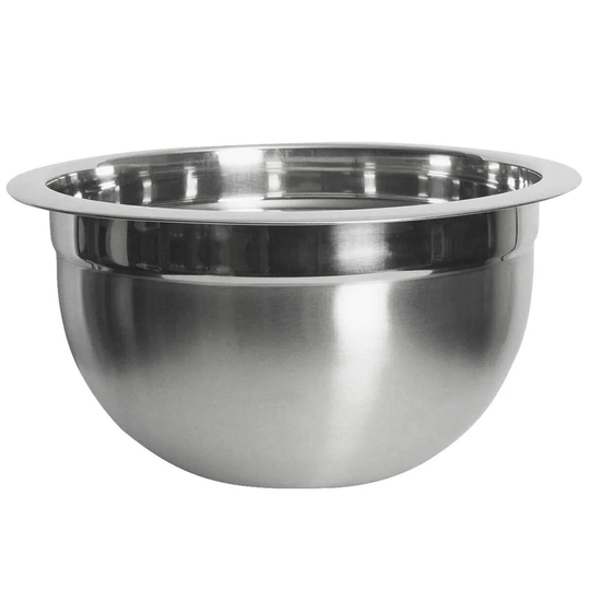 Symple Stuff Stainless Steel Deep Mixing Salad Bowl - Diameter: 22 Cms| 2.8L Professional Bow