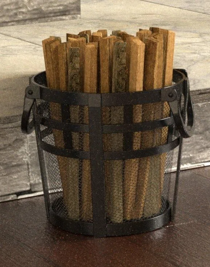 Prairie Fatwood Steel Log Carrier
