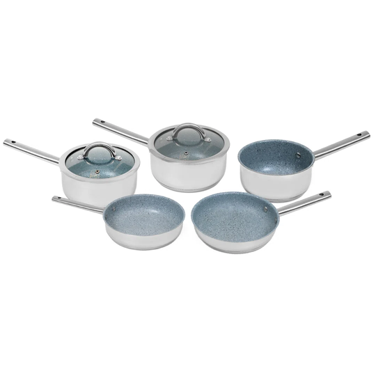 Stainless Steel 5 Piece Pan Set