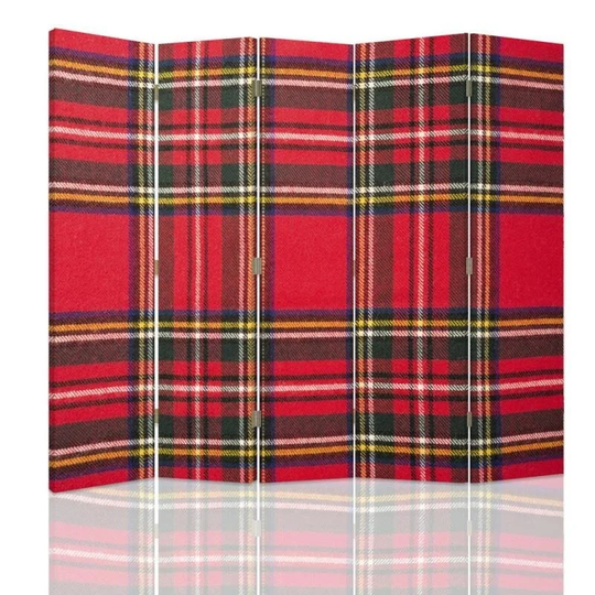 The Grille Canvas 5 Panel Room Divider
