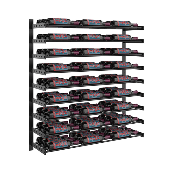 81 Bottle Wall Mounted Wine Bottle Rack