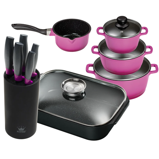 16 L Pot Set with Lid