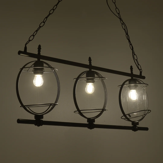 Melva 3-Light Kitchen Island Linear Pendant
