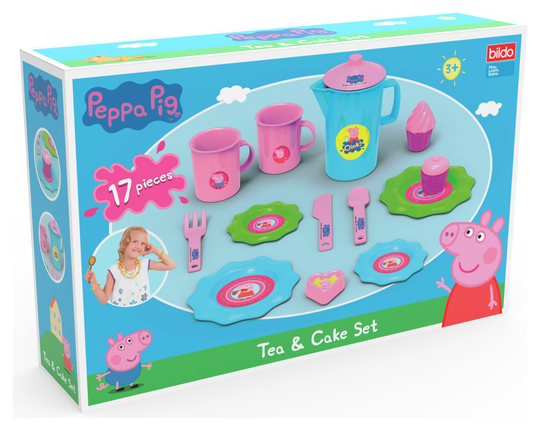 Peppa Pig 17 Piece Tea Set
