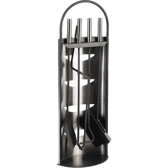 Judah 4 Piece Iron Fireplace Tool Set