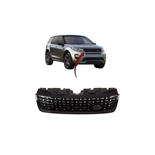 Land Rover Discovery Sport L550 2015-2019 Front Grille HSE Dynamic Style Upgrade Gloss Black