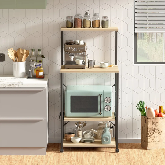 Bayviewpark 80cm 4 shelf Shelving Unit