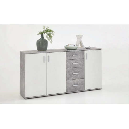 160Cm Wide 4 Drawer Sideboard