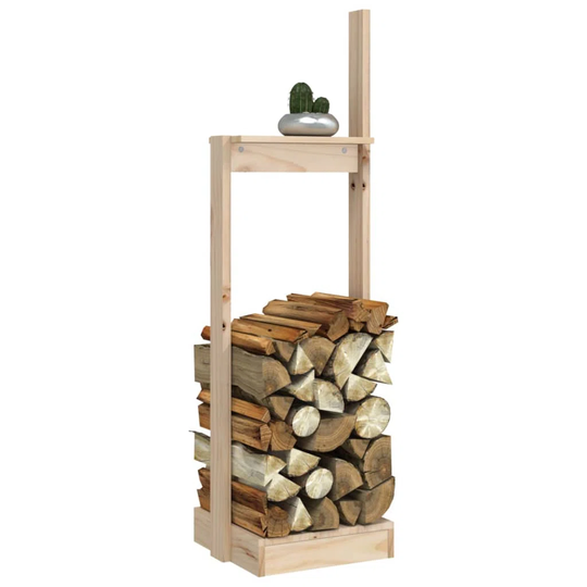 Canaseraga 33.5Cm W x 30Cm D Wood Log Rack