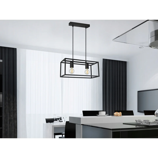 Buttram 2 - Light Kitchen Island Rectangle Pendant