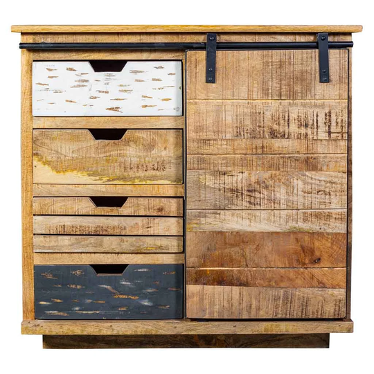 Reede 90cm Wide 4 Drawer Sideboard