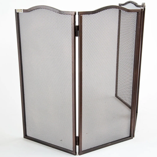 Cavaillon 4 Panels Iron Fireplace Screen