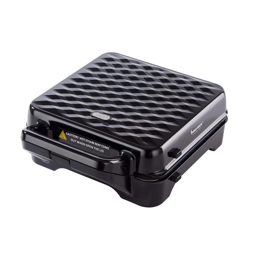 Innoteck Kitchen Pro 4 Slices Sandwich Maker with 3 Interchangeable Hot Plates with Lid