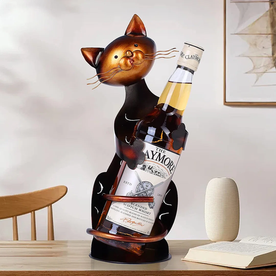 Cat Decor Wine Holder Wine Rack Wine Bottle Holder Wine Cat, Cat Gifts For Cat Lovers