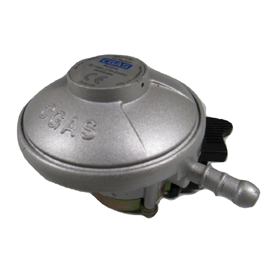 Clip On Butane Gas Regulator 21MM - Calor 28mbar
