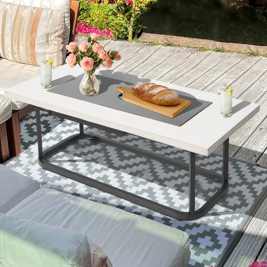 Thorn 40Cm H x 51Cm W Steel Propane Outdoor Fire Pit Table