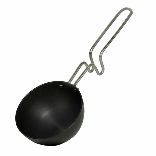 Belfry Kitchen Black Pearl Hard Anodised Weston Pan Masala Vadki Spice Roasting Daal Dal (Medium)