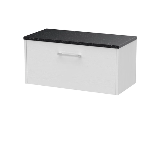 805mm Wall Hung Single Vanity Unit with Worktop