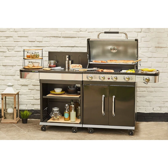 Gas Barbecue - Grill/Plancha - Trolley