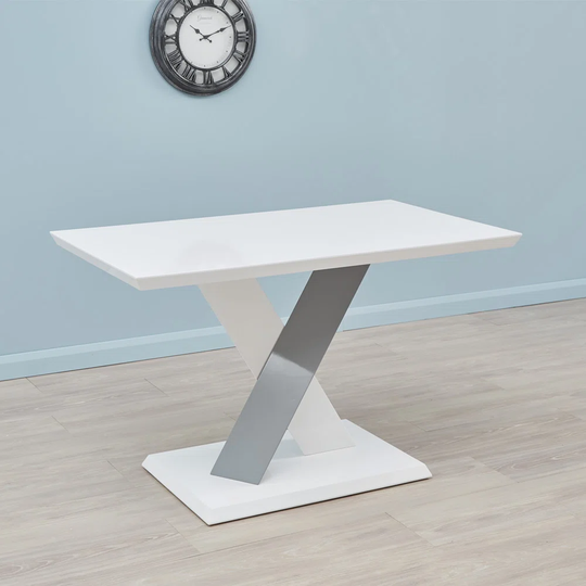 Orsa High Gloss Pedestal Dining Table