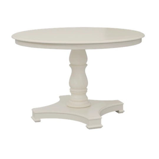 Burton 120 Cm Birch Solid Wood Pedestal Dining Table