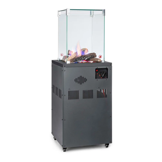 Flagranti Crystal View Gas Patio Heater