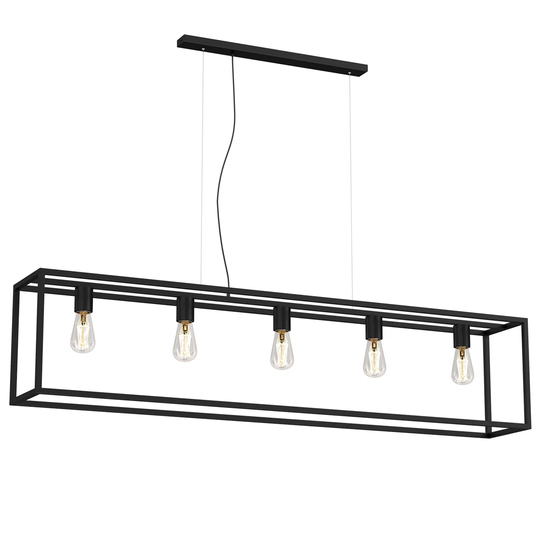 Afia 5-Light Kitchen Island Linear Pendant