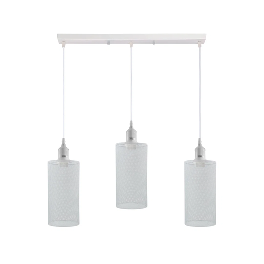 Adeliah 3-Light Kitchen Island Drum Pendant