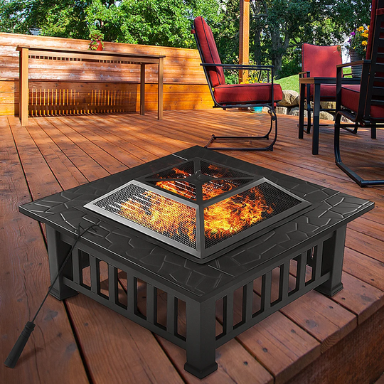 Chicago Iron Wood Burning Fire Pit