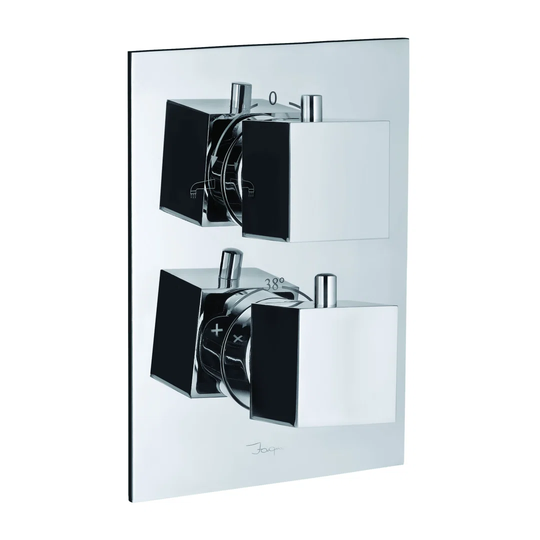 Kubix-F Double Exposed Thermostatic Shower Valve