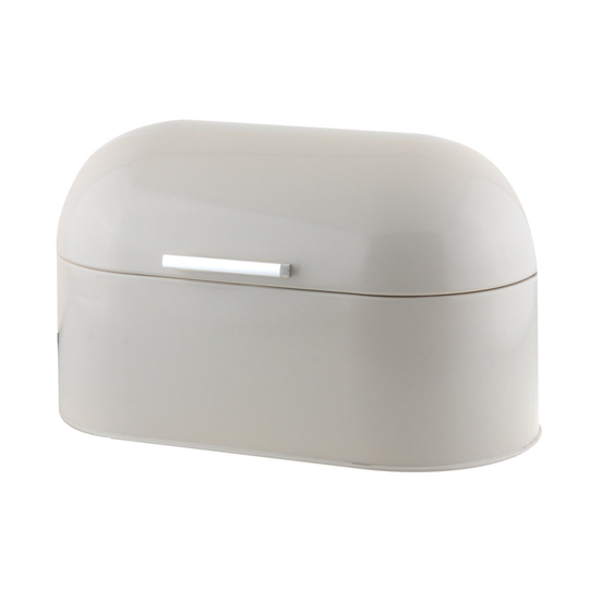Metal Retro Style Kitchen Cake Loaf Bread Bin Food Container Storage Box Grey