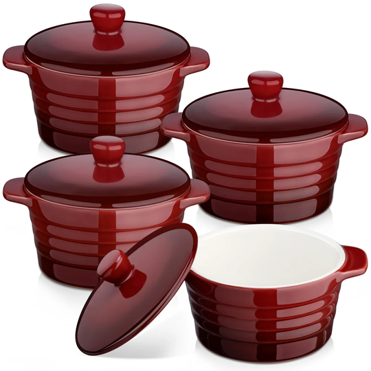 Quintara 0.24L Stoneware Round with Lids