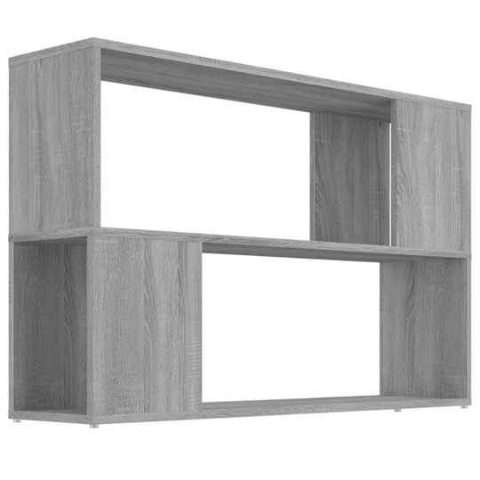 (grey sonoma) vidaXL Book Cabinet Brown Oak Engineered Wood Standing Shelf Storage Rack