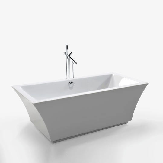 Susan Freestanding Bathtub Modern Design Bath Tub Faucet 170 x 80cm New