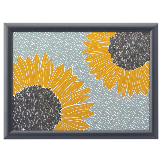 Cushioned Lap Tray Sunflower Artisan Flower English Tableware Co.