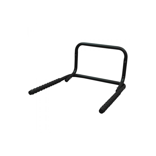(Black) Bike Folding Storage Rack 2 Bike Wall Mounted