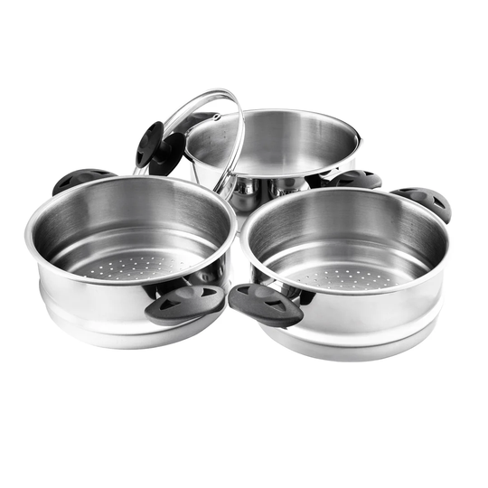 Faroe 3-Piece Steamer Pot Set