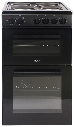 Bush BETAW50B 50cm Twin Cavity Electric Cooker - Black